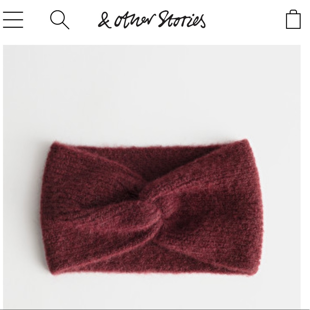 &other stories knit headband